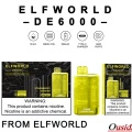 Elfworld de6000 -rypäleen kertakäyttöinen vape